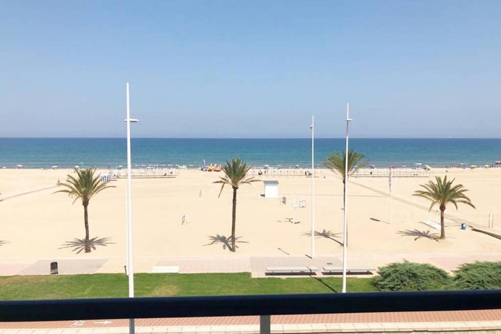 Playa De Gandia 1Ere Ligne El Galeon Gandía Exterior foto